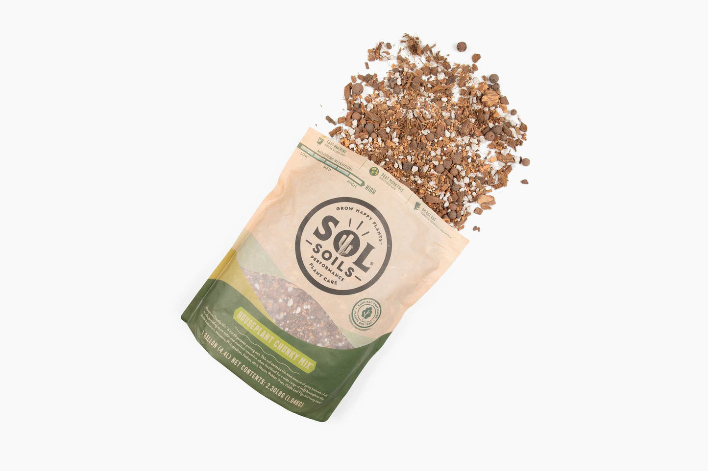 Soil (2Qt) Houseplant Chunky Mix (Aroid/Tropical Mix): 2 Quarts